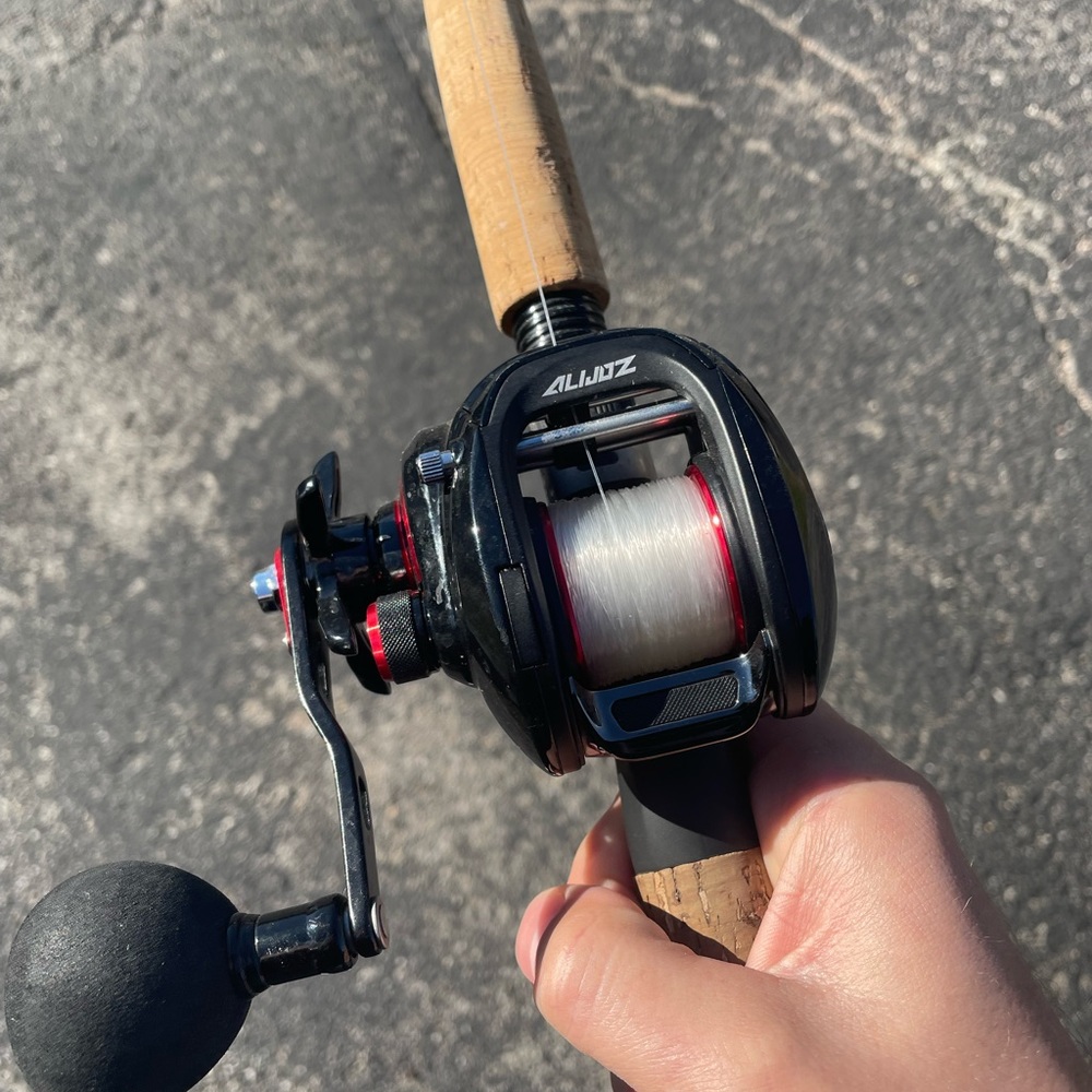 PISCIFUN® ALIJOZ SIZE 300 LOW PROFILE BAITCASTING REEL